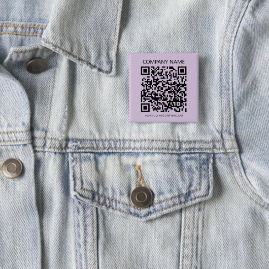 Create a QR Code | Pale Lavender Violet Button (Beispiel)