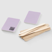 Create a QR Code | Pale Lavender Violet Fächer (Non-assembled)