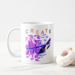 "Create Art" Kaffeetasse