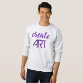 "Create ART" MännerSweatshirt Sweatshirt (Vorne ganz)