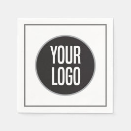 Create Business Logo Paper Cocktail Napkin Serviette