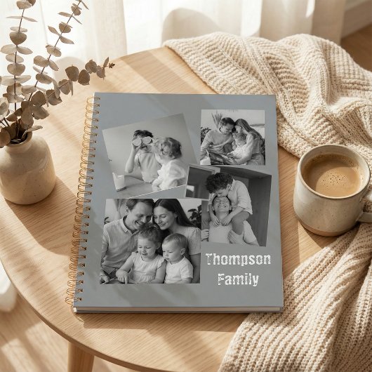 Create custom photo elegant modern family photo Planer