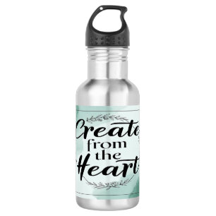 Create From The Heart 2 Wasserflasche