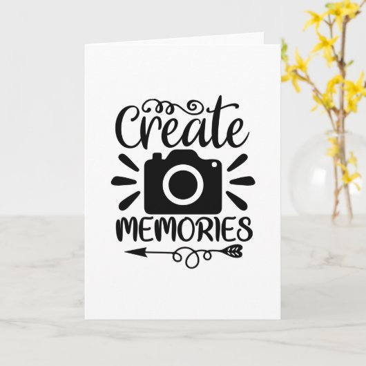 Create memories karte (Gelbe Blume)