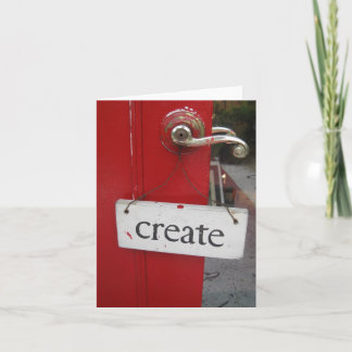 Create - Note Card Karte