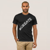 #CREATE Oversized Letters Men's T - Shirt (Vorne ganz)