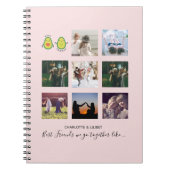 Create Own BFF Photo Collage gifts - Vegan Avocado Notizblock (Vorderseite)