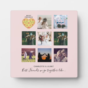 Create Own BFF Photo Collage Pizza Gift Fotoplatte