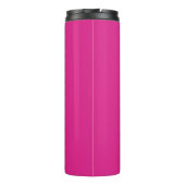 Create Own CERISE PINK Custom Text Personalized Thermosbecher (Rückseite)