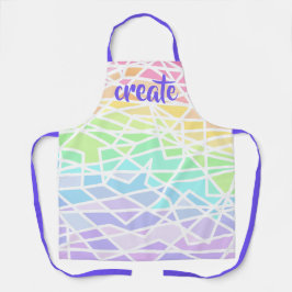 Create Rainbow Apron Schürze