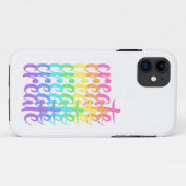 "Create" Rainbow iPhone 11 Case (Rückseite (Horizontal))
