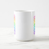 "Create"-Regenbogen Kaffeetasse (Mittel)