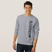 #CREATE (Rotated) Men's Sweatshirt (Vorne ganz)