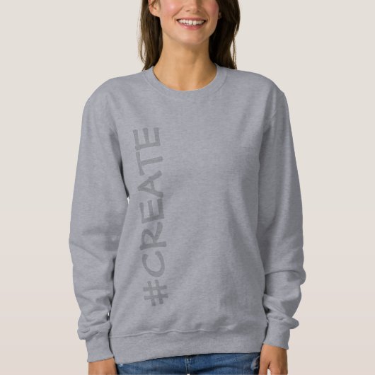 #CREATE (Rotated) Women's Sweatshirt (Vorderseite)