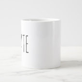 "Create" Simple Modern Farmhouse Jumbo-Tasse (Vorderseite)