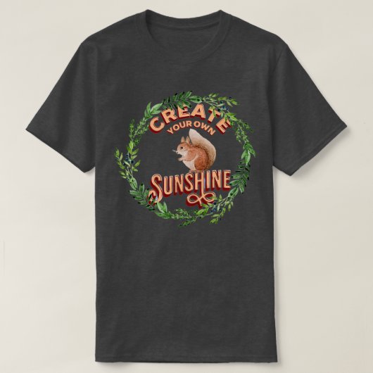 Create Sunshine T-Shirt (Design vorne)