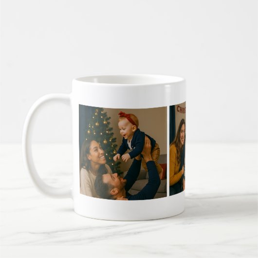 Create Your 3 Photo Collage Kaffeetasse (Links)