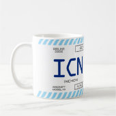 Create Your Boarding Pass Mug for Travel Fans Kaffeetasse (Links)