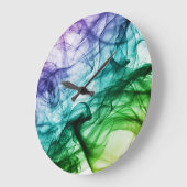 Create Your Custom Photo Grey Classy Elegant Große Wanduhr (Winkel)