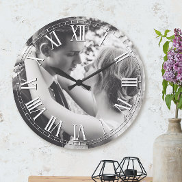 Create Your Custom Photo Personalized Große Wanduhr