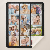 Create Your Family Photo Collage Simple 12 Picture Sherpadecke (Vorderseite)