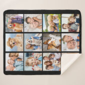 Create Your Family Photo Collage Simple 12 Picture Sherpadecke (Vorderseite (Horizontal))
