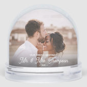 Create Your First Christmas Married Love Script Schneekugeln (Rückseite)