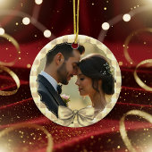 Create your First Christmas Together photo Keramik Ornament