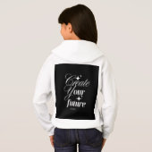 Create Your Future – Motivational Quote Design Hoodie (Schwarz voll)