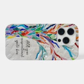 Create Your Inspirational Message iPhone Hülle (Rückseite (Horizontal))