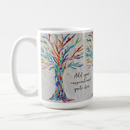 Create Your Inspirational Message Kaffeetasse (Links)