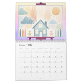 Create Your Kids' Art Personalisiert Foto 2024 Kalender (Jan 2026)
