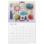 Create Your Kids' Art Personalisiert Foto 2025 Kalender (Mär 2027)