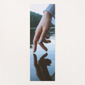 Create Your Minimalist Hand Portrait Simple Modern Yogamatte (Vorderseite)