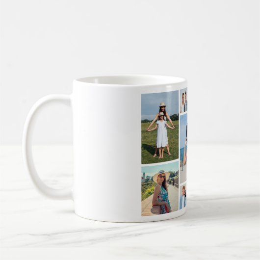 Create Your Own 11 Photo Collage Kaffeetasse (Links)