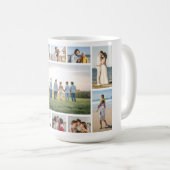 Create Your Own 11 Photo Collage Kaffeetasse (VorderseiteRechts)