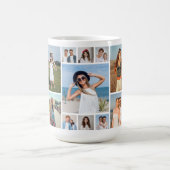 Create Your Own 11 Photo Collage Kaffeetasse (Mittel)