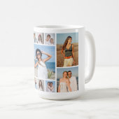 Create Your Own 11 Photo Collage Kaffeetasse (VorderseiteRechts)