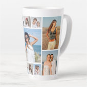 Create Your Own 11 Photo Collage Milchtasse (Rechte Ecke)