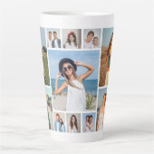 Create Your Own 11 Photo Collage Milchtasse (Vorderseite)
