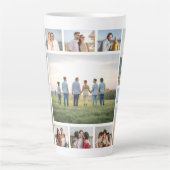 Create Your Own 11 Photo Collage Milchtasse (Vorderseite)