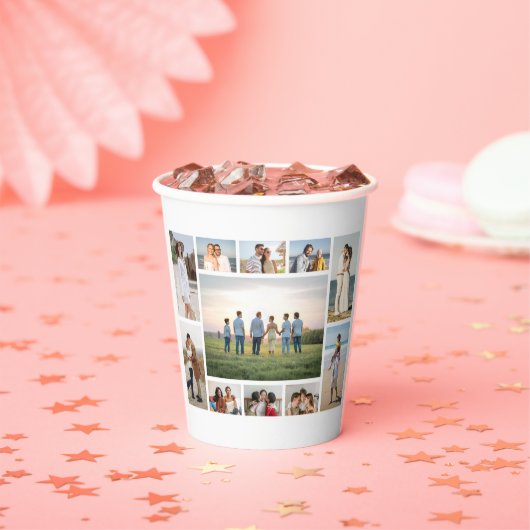 Create Your Own 11 Photo Collage Pappbecher (Insitu)
