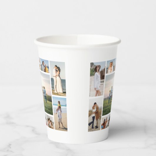Create Your Own 11 Photo Collage Pappbecher (Links)