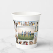 Create Your Own 11 Photo Collage Pappbecher (Vorderseite)