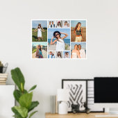 Create Your Own 11 Photo Collage  Poster (Heimbüro)