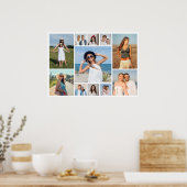Create Your Own 11 Photo Collage  Poster (Küche)