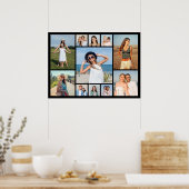 Create Your Own 11 Photo Collage  Poster (Küche)