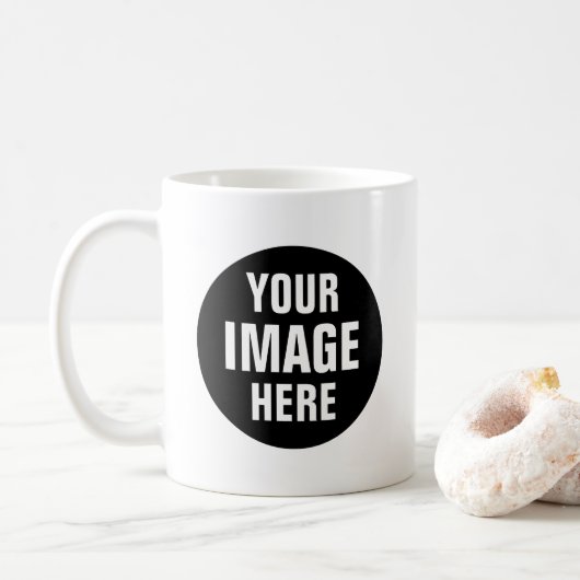 Create Your Own 11oz Two Tone Coffee Mug Kaffeetasse (Mit Donut)