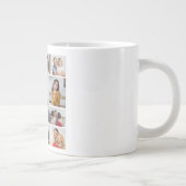 Create Your Own 13 Photo Collage Jumbo-Tasse (Rechts)