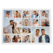 Create Your Own 14 Photo Collage Große Geschenktüte (Vorderseite)